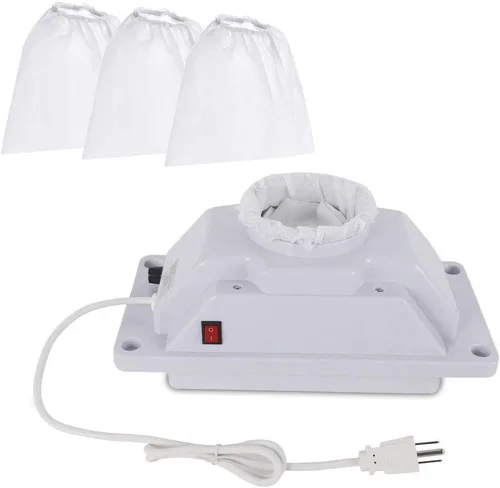 Miniatura 7 de KISSHAKE Colector de polvo de uñas, potente ventilador de aspirador de uñas, extractor de polvo y aspiración de polvo, herramienta de manicura
