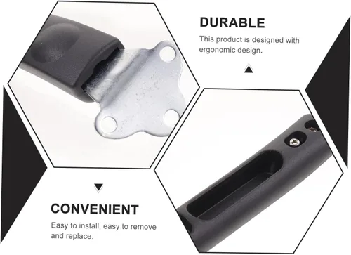 Miniatura 6 de 2 piezas de mango universal de repuesto desmontable extraíble resistente al escaldamiento de baquelita para ollas, sartenes y cuencos, se adapta a