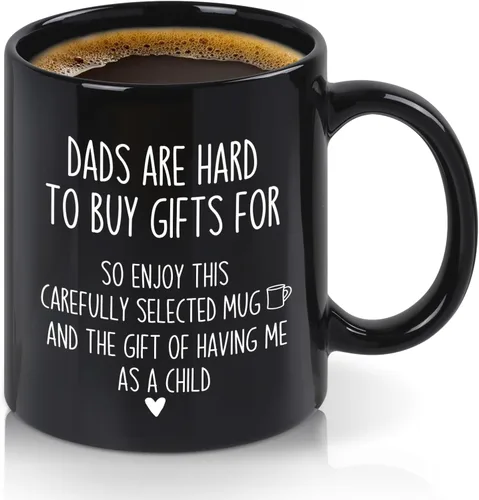 Cabtnca Regalos para papá, taza para papá, día del padre, Navidad, regalos de cumpleaños para papá de parte de hija e hijo, regalo para papá, 11