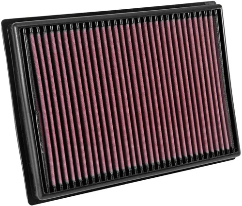 K&N Filtro de aire de motor de por vida original de alto flujo: Aumento de potencia: Premium, Lavable: Compatible con Mitsubishi/Toyota 2004-2024: