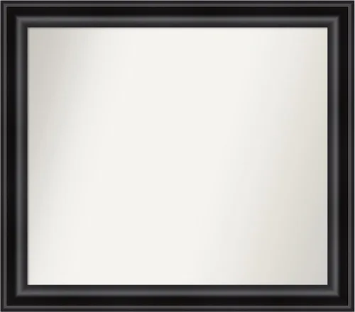 Miniatura 582 de Amanti Art Espejo personalizado, espejo de baño negro puente, espejo de pared o espejo de tocador de baño sobre el fregadero (26 x 26 pulgadas)