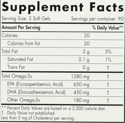 Miniatura 3 de Nordic Naturals, Ultimate Omega 1280Mg, 180