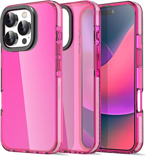 Miniatura 20 de AICase Funda protectora para iPhone 16 compatible con iPhone 16, delgada, ligera, transparente [no amarillenta] Diseño vibrante
