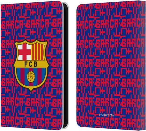 Miniatura 9 de Head Case Designs Funda de piel con licencia oficial del FC Barcelona Barca Crest Graphics compatible con Kindle Paperwhite 5 (2021)