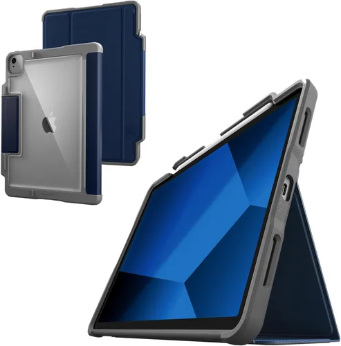Miniatura 9 de STM Dux Plus para iPad Air de 11 pulgadas (M4/M3/M2/5ª/4ª generación): ultra protector, ligero con parte trasera transparente, soporte para lápiz