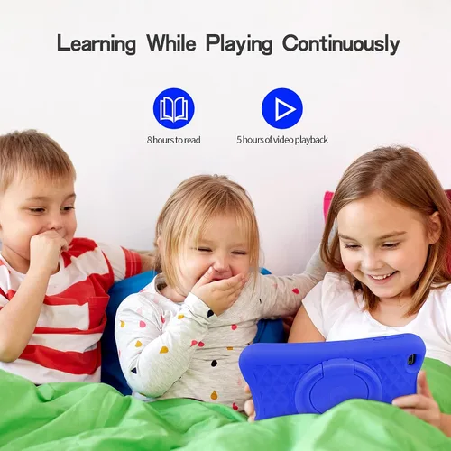 Miniatura 7 de PRITOM Tablet Android Quad Core de 8 pulgadas, 64 GB, WiFi, Bluetooth, cámara dual, educación, juegos, control parental, software para niños