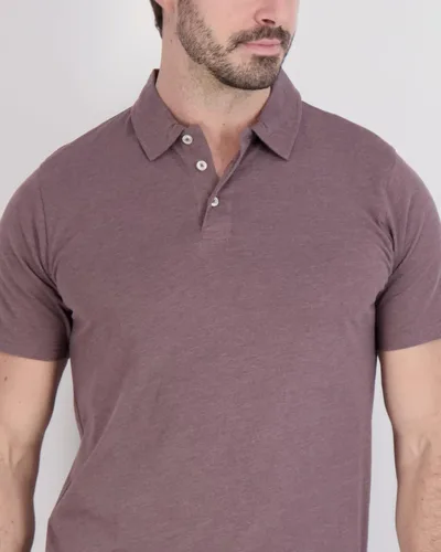 Miniatura 29 de Real Essentials Paquete de 3: Polo de manga corta de algodón para hombre, de secado rápido, transpirable, (disponible en tallas grandes y altas)