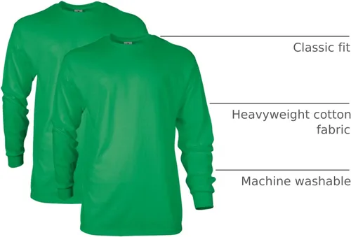Miniatura 96 de Gildan - Camiseta de manga larga de algodón ultra estilo G2400 para adultos, paquete múltiple