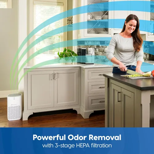 Miniatura 3 de Vacmaster AP272 - Purificadores de aire actualizados para el dormitorio del hogar, cubre hasta 1360 pies cuadrados, filtro H13 True HEPA con 4