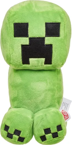 Miniatura 9 de Mattel Minecraft - Muñecos de peluche blandos de personajes básicos, juguetes coleccionables inspirados en videojuegos para niños y fanáticos a