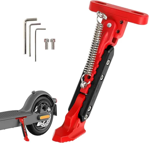 Miniatura 9 de ulip Patinetes eléctricos Soporte de estacionamiento ajustable Accesorios de repuesto para Gotrax G4 Hiboy S2 Pro Xiaomi M365 1S Pro Pro2 MI3 Negro