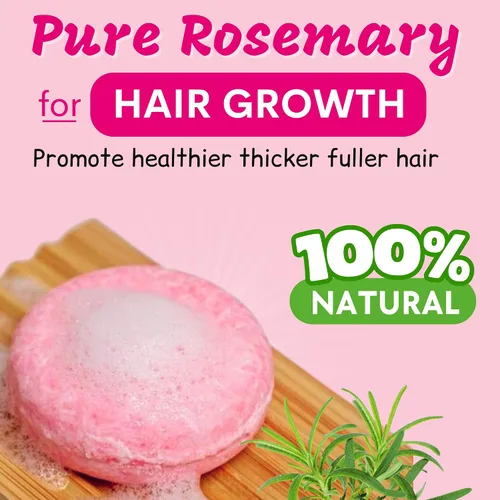Miniatura 2 de Barras de Champú de Romero Muun para el Crecimiento y Rebrotes del Cabello; Anti Pérdida de Cabello; Cabello Voluminoso y Engrosador; Mejorador