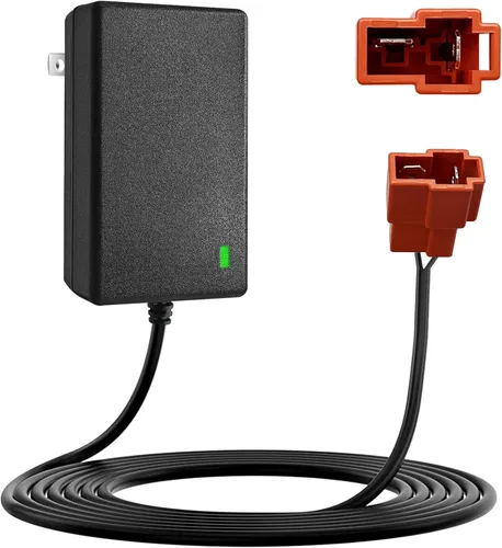 Miniatura 8 de Cargador de batería de 24 V y arnés de cable de batería compatible con juguetes de paseo para niños, baterías de 24 voltios (28.8 V) para niños