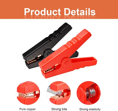 Miniatura 3 de ELFCULB XT60 a clips de cocodrilo, conector hembra XT60 de 12 AWG XT60, cable de desconexión rápida compatible con batería RC, estación de energía
