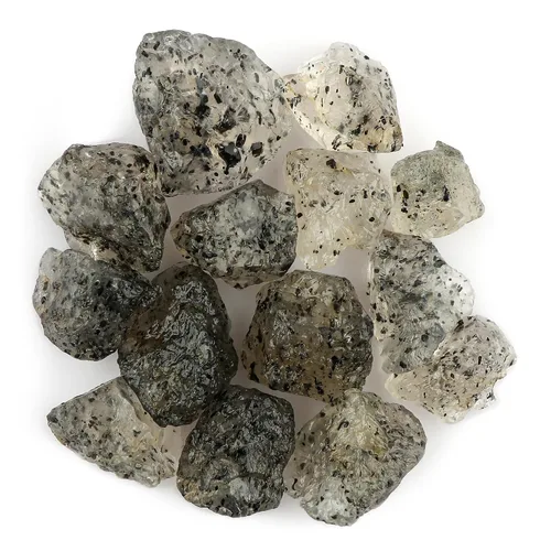 Miniatura 15 de Lote de piedra esmeralda verde cruda de 100 quilates, piedras preciosas en bruto, cristales naturales, cristales de chakra, piedras curativas