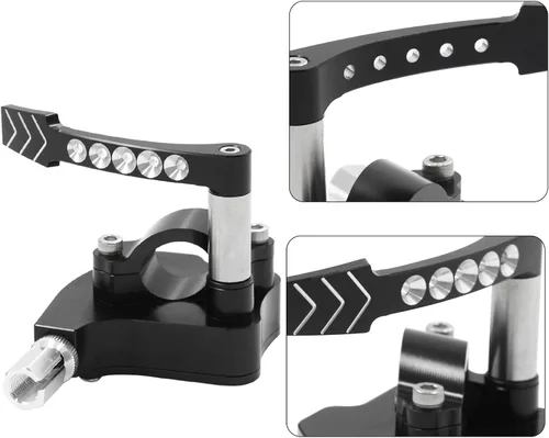 Miniatura 3 de 7/8 - Conjunto universal de pulgar del acelerador billet compatible con Yamaha Banshee Raptor 350 660 700 HD TRX 400EX 250/450R Suzuki LTR450 250