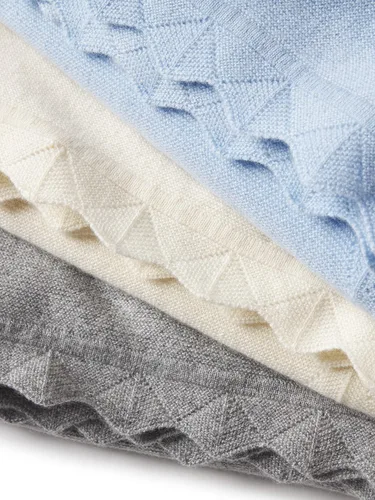 Miniatura 6 de State Cashmere Luxe - Manta ligera con dobladillo festoneado, 100% cachemira pura, manta decorativa ultra suave para sofá, sofá y cama