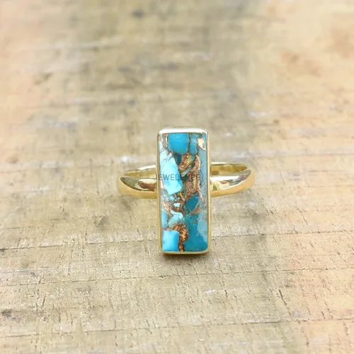 Miniatura 68 de Anillo de plata de ley maciza superpuesta de oro amarillo de 18 quilates para mujer, anillo de compromiso de plata esterlina, juego de bisel