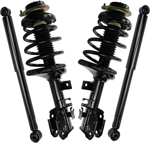 Miniatura 69 de Detroit Axle - Puntales y Amortiguadores para Chevy Traverse Buick Enclave GMC Acadia Saturn Outlook 2007-2012, 2 puntales delanteros con resorte