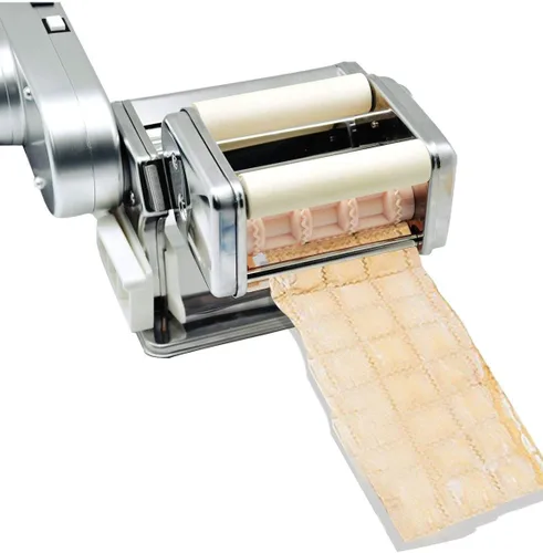 Miniatura 5 de Shule Máquina de pasta eléctrica con motor Máquina automática de pasta con manivela y rodillos multifuncionales
