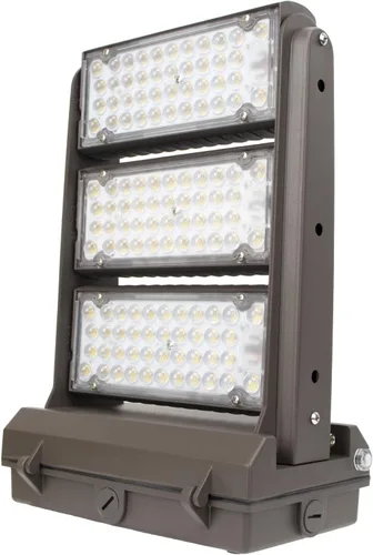 Miniatura 11 de Paquete de luz LED giratoria de pared con fotocélula del anochecer al amanecer, 80W 11200LM 400-600W HPS/HID Equiv., 5000K luz diurna ETL