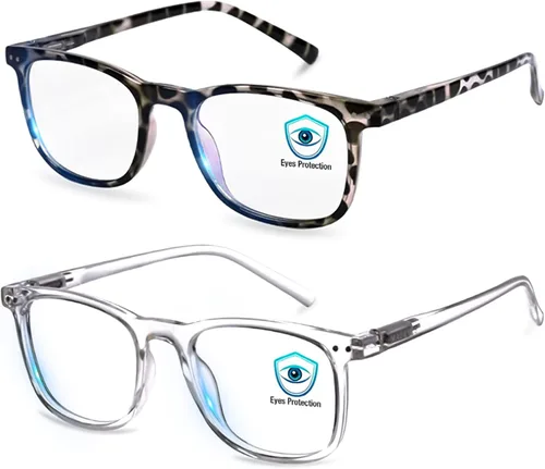 Miniatura 12 de AOSM Lentes de luz azul para hombres y mujeres, gafas de juego antirreflejos, protección UV400, bloqueo de luz azul para aliviar la fatiga ocular