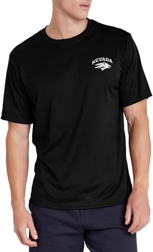 Miniatura 160 de Camiseta deportiva oficial de la NCAA Collegiate para hombre, colección negra con logotipo en el pecho izquierdo