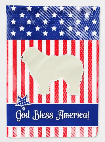 Miniatura 330 de Caroline's Treasures BB3348GF - Bandera patriótica de Estados Unidos para jardín, bandera decorativa para patio, jardín, jardín, jardín, multicolor
