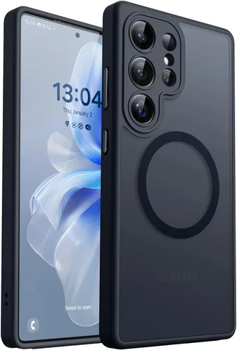 Miniatura 56 de CANSHN Funda diseñada para Samsung Galaxy A16-5G [protección completa de la cámara] [compatible con Magsafe] funda protectora trasera translúcida