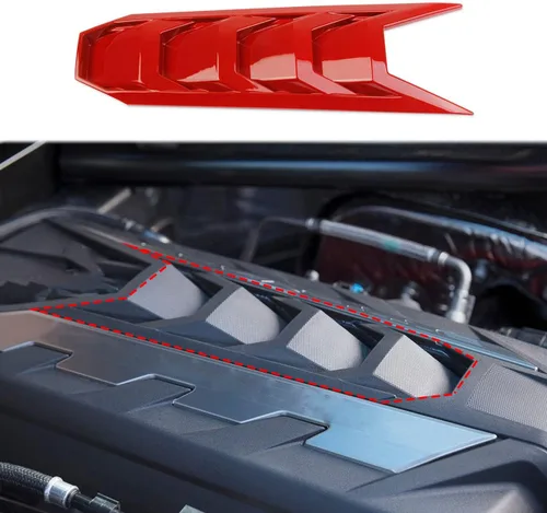 Miniatura 8 de Molduras de Panel de Cubierta del Motor para Chevrolet Corvette C8 2020-2025 Accesorios (Fibra de Carbono)