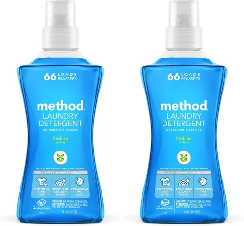 Miniatura 13 de Method Detergente líquido para lavandería; aroma a salvia de playa, removedor de manchas; 66 cargas por botella de 53.5 onzas; (paquete de 1)