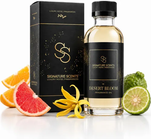 Signature Scents: Aceites aromáticos inspirados en hoteles de lujo para difusores (4.05 onzas líquidas, flor del desierto)
