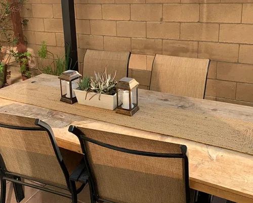 Miniatura 11 de Lightnpro - Platos redondos de madera de acacia, platos para aperitivos, mesa central, platos de servicio para ensalada, sándwiches, hamburguesas