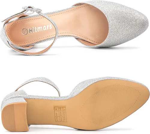 Miniatura 3 de Hitmars Zapatos de tacón de bloque de 2.1 pulgadas US6-11