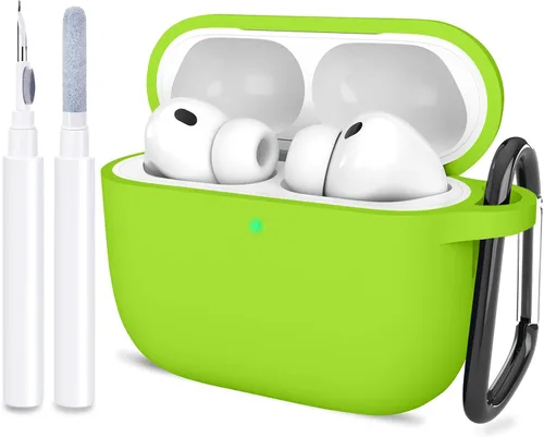 Miniatura 29 de Compatible con AirPods Pro 3, funda protectora de silicona suave con kit de limpieza de llavero para mujeres y hombres para Apple AirPods Pro de 3ª