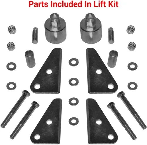 Miniatura 3 de SuperATV Kit de elevación de 2 pulgadas para Polaris Ranger tamaño completo 500 (2006-2008) - Mejora el manejo y deja espacio para neumáticos más