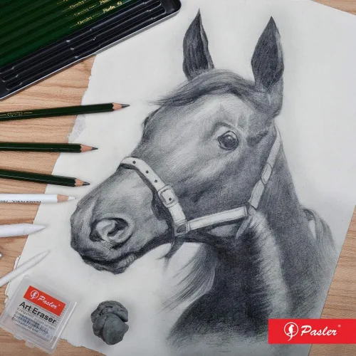 Miniatura 5 de Pasler Lápices de dibujo profesionales para bocetos gráficos, 12 unidades (2H)