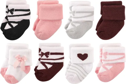 Miniatura 70 de Hudson Baby - Calcetines de algodón para bebés recién nacidos y Terry para niñas bebés