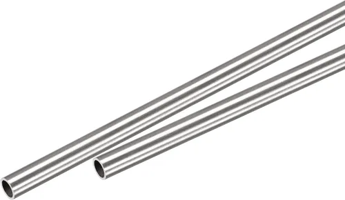 Miniatura 16 de uxcell Tubo redondo de acero inoxidable 304 0.512 in OD 0.020 in espesor de pared 9.843 in longitud 2 piezas