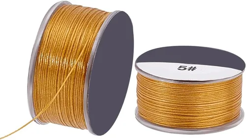 Miniatura 12 de PH PandaHall Cadena de nailon de 0.004 in de 100 yardas de hilo de cuentas de nailon blanco hilo de semillas de hilo pulsera hilos cuerda de costura