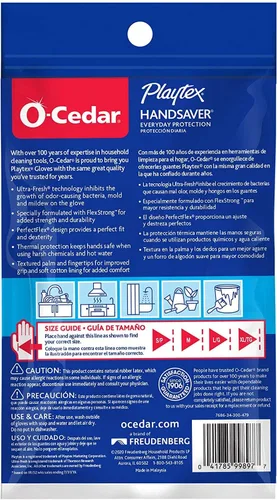 Miniatura 3 de Playtex Handsaver Reusable Rubber Gloves (Medium, Pack - 1)