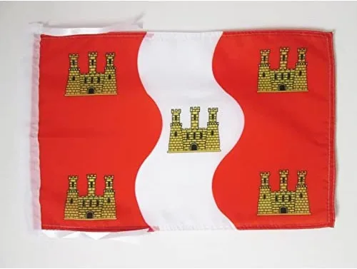 Miniatura 316 de Bandera de México AZ FLAG, 45.7 x 30.5 cm, con cordones - Pequeñas banderas mexicanas de 30 x 45 cm - Bandera de 45.7 x 30.5 cm