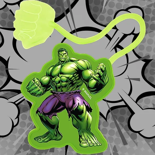Miniatura 4 de JA-RU Marvel Spiderman & Hulk Manos Pegajosas Elásticas Juguetes Snap (1 Paquete Hulk) Manos Elásticas de Superhéroes. Suministros de Juguetes a