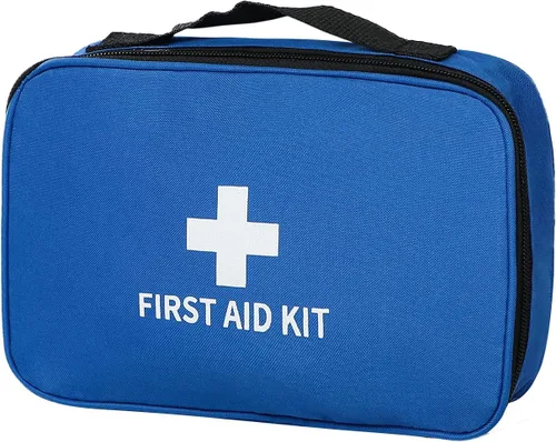 Miniatura 5 de Bolsa portátil de primeros auxilios, bolsa de transporte médica con compartimento vacía con cremallera, bolsa de emergencia para el hogar, viajes
