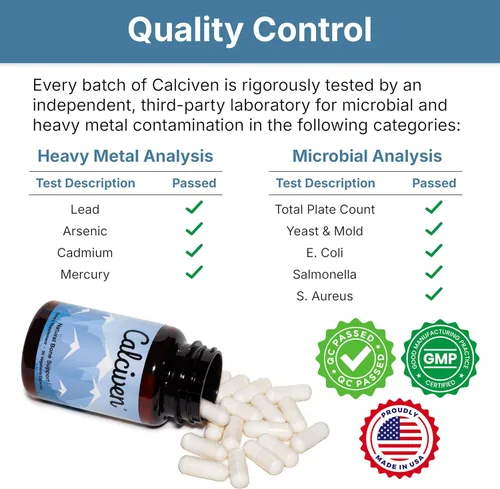 Miniatura 7 de Calciven - Suplemento Natural para el Apoyo Óseo - Sin GMO, Sin Gluten