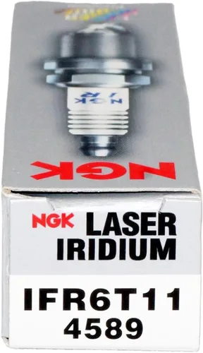 Miniatura 8 de NGK No. 4589 - Bujías de láser de iridio IFR6T11 - 4 unidades.