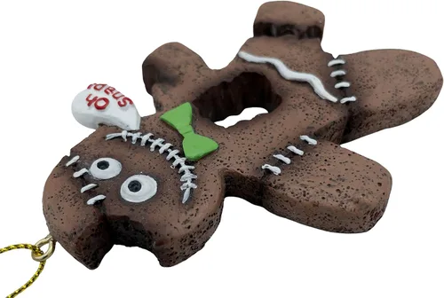 Miniatura 6 de Gingerbread Man Zombie Monster Cookie Oh Snap! Broken Leg Ugly Halloween Christmas Tree Ornament
