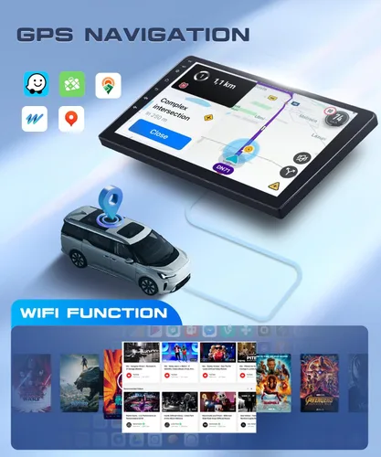 Miniatura 4 de Estéreo de coche Android 15 para Honda Accord 2003-2007 Radio inalámbrica Carplay Android Auto 10.1 pulgadas 1080P HD IPS pantalla táctil DSP EQ
