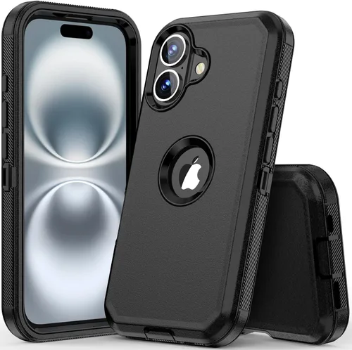 Miniatura 10 de COOYA Funda para iPhone Air de Protección Completa del Cuerpo contra Caídas, Funda Resistente a Prueba de Golpes de 3 Capas, Híbrida de Servicio