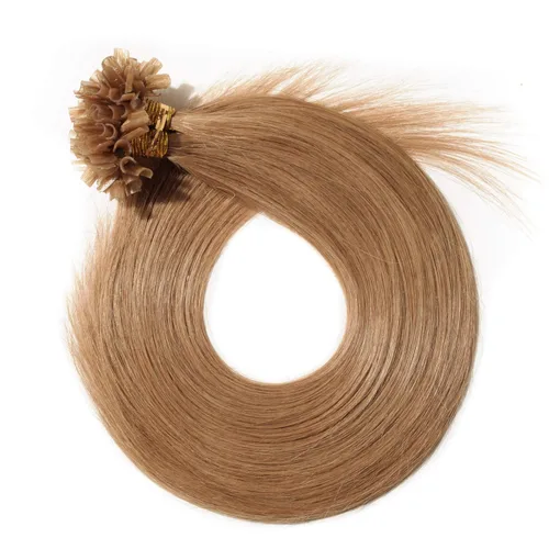 Miniatura 22 de SEGO Extensiones de cabello humano con micro cuentas, extensiones de cabello humano con micro bucle, lacio, natural, fusión fría, 1.76 oz/paquete